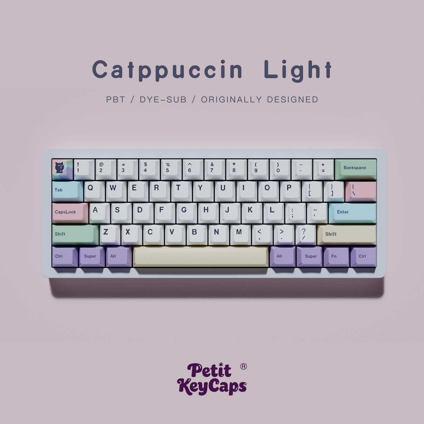 Catppuccin Keycap Set - Light theme - PBT Dye-Sub
