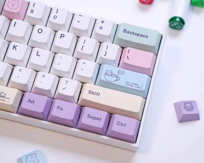 Catppuccin Keycap Set - Light theme - PBT Dye-Sub